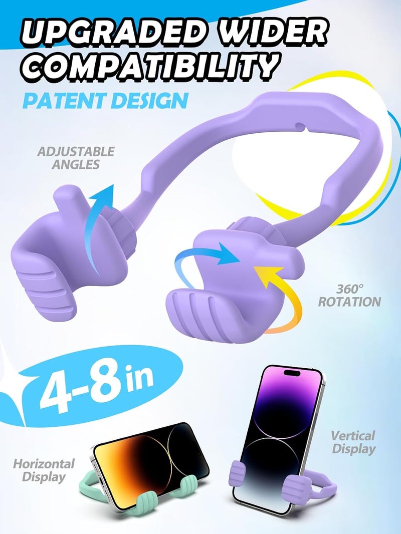 CALDEVER Valentines Day Gifts for Kids Teens Girls Boys Cell Phone Stand: UPGRADE Adjustable Thumbs Up Lazy Phone Holder for Desk Fun Gadgets Birthday for Daughter Teenager Women Her Easter Gifts Trendy Stuff - Image 2